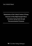 Optimization of the Critical Content of Tramp Elements in Ultra-High Strength Silicon Chromium Spring Steels through Thermomechanical Treatment