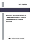 Adsorption and Self-Organization of CuOEP on Heterogeneous Surfaces