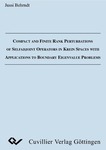 Compact and Finite Rank Perturbations of Selfadjoint Operators in Krein Spaces with Applications to Boundary Eigenvalue Problems