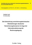 Die Entwicklung versicherungstechnischer Rückstellungen deutscher Versicherungskonzerne im Zuge der Internationalisierung der Rechnungslegung