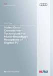 Video Error Concealment Techniques for Multi-Broadcast Reception of Digital TV