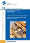 Compact Semiconductor-Based Laser Sources with Narrow Linewidth and High Output Power