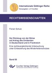 Der Rückzug von der Börse auf Antrag des Emittenten in Deutschland und in Frankreich 