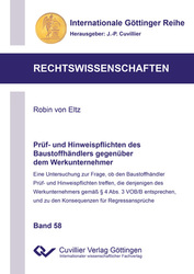 Prüf- und Hinweispflichten des Baustoffhändlers gegenüber dem Werkunternehmer