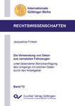 Die Verwendung von Daten aus vernetzten Fahrzeugen