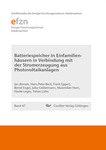 Batteriespeicher in Einfamilienhäusern in Verbindung mit der Stromerzeugung aus Photovoltaikanlagen