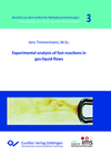 Experimental analysis of fast reactions in gas-liquid flows