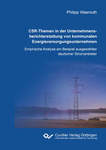 CSR-Themen in der Unternehmensberichterstattung von kommunalen Energieversorgungsunternehmen