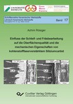 Einfluss der Schleif- und Fräsbearbeitung auf die Oberflächenqualität und die mechanischen Eigenschaften von kohlenstofffaserverstärktem Siliziumcarbid