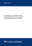  Die Haftung des Aufsichtsrats einer Aktiengesellschaft bei der Verletzung nachhaltigkeitsbezogener Pflichten 